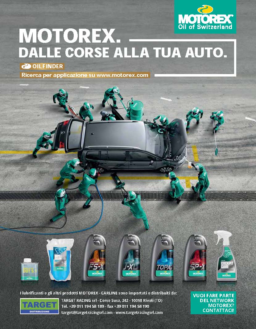 Pagina pubblicitaria MOTOREX CARLINE 2020